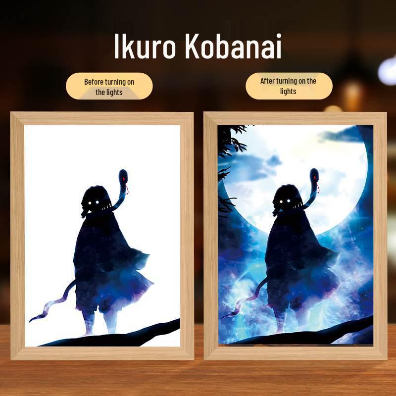 Demon Slayer Anime Series Light Painting Night Light - Creative Ornaments