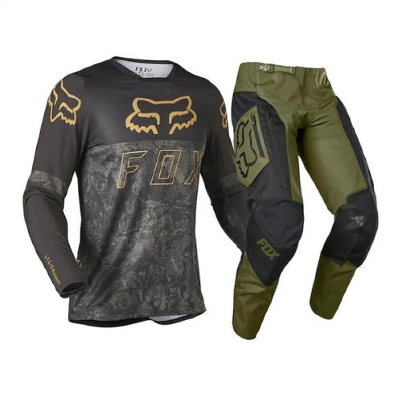 Men Women Mountain Bike Downhill Jersey Set Breathable Quick Dry Cycling Apparel Riding