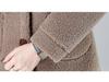 2023 Shearling Coat Women's Mid-Length Thickened Lambswool Fleece