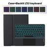 Case for Samsung Galaxy Tab A9 Plus A9+ 11 Inch SM-X210/X216/X218 Tablet Backlit Keyboard Cover for Galaxy Tab A9 Plus A9+ Funda
