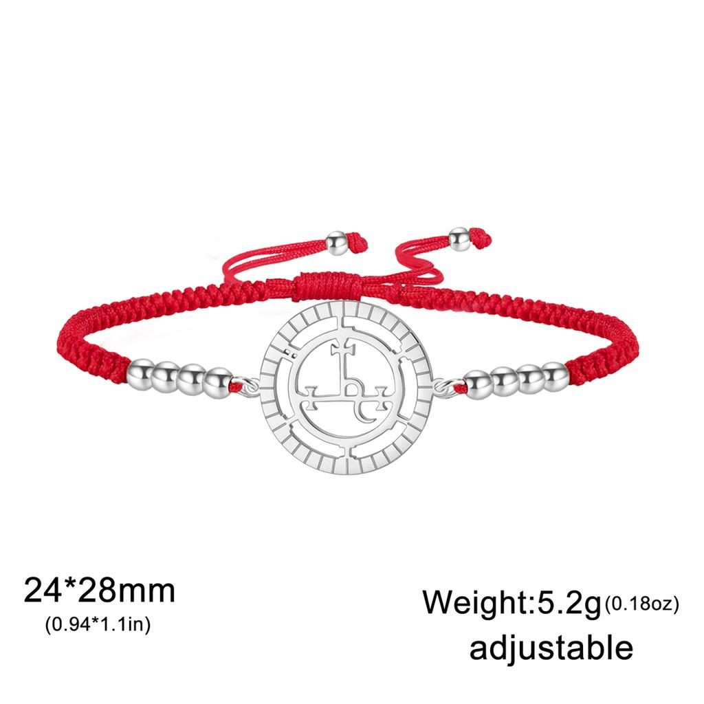 Goddess Sigil of Lilith Bracelet Stainless Steel Judaism Mythical Lilith Bracelets Women Men Solomon Amulet Jewelry Gift