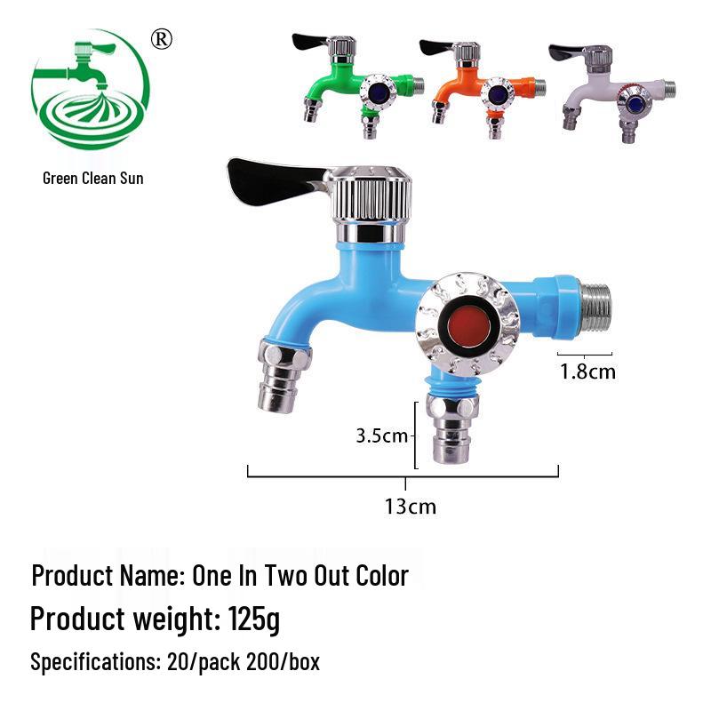 Dual-Use Washing Machine Faucet: Two-Way, Detachable, Automatic Water Stop, Thickened & Anti-Freeze