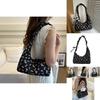 Stylish Black Canvas Floral Tote Bag With Spacious Design For Everyday Use