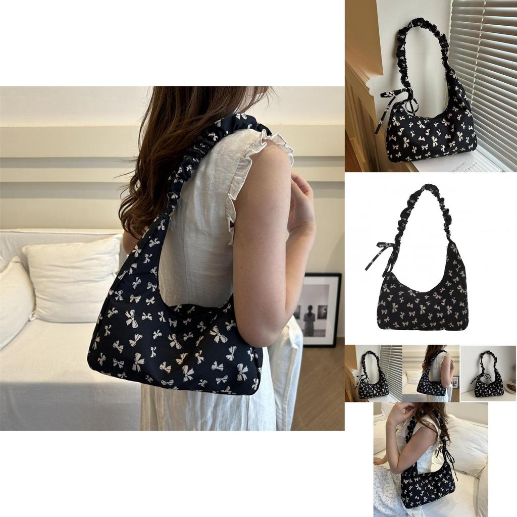 Stylish Black Canvas Floral Tote Bag With Spacious Design For Everyday Use