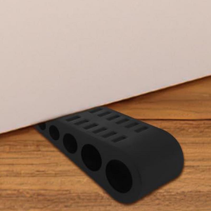 Door Stoppers Wedge Safe Rubber Door Wedge Reusable Door Wedge Stopper Door Stops For Wood Carpet Concrete Tile Stone
