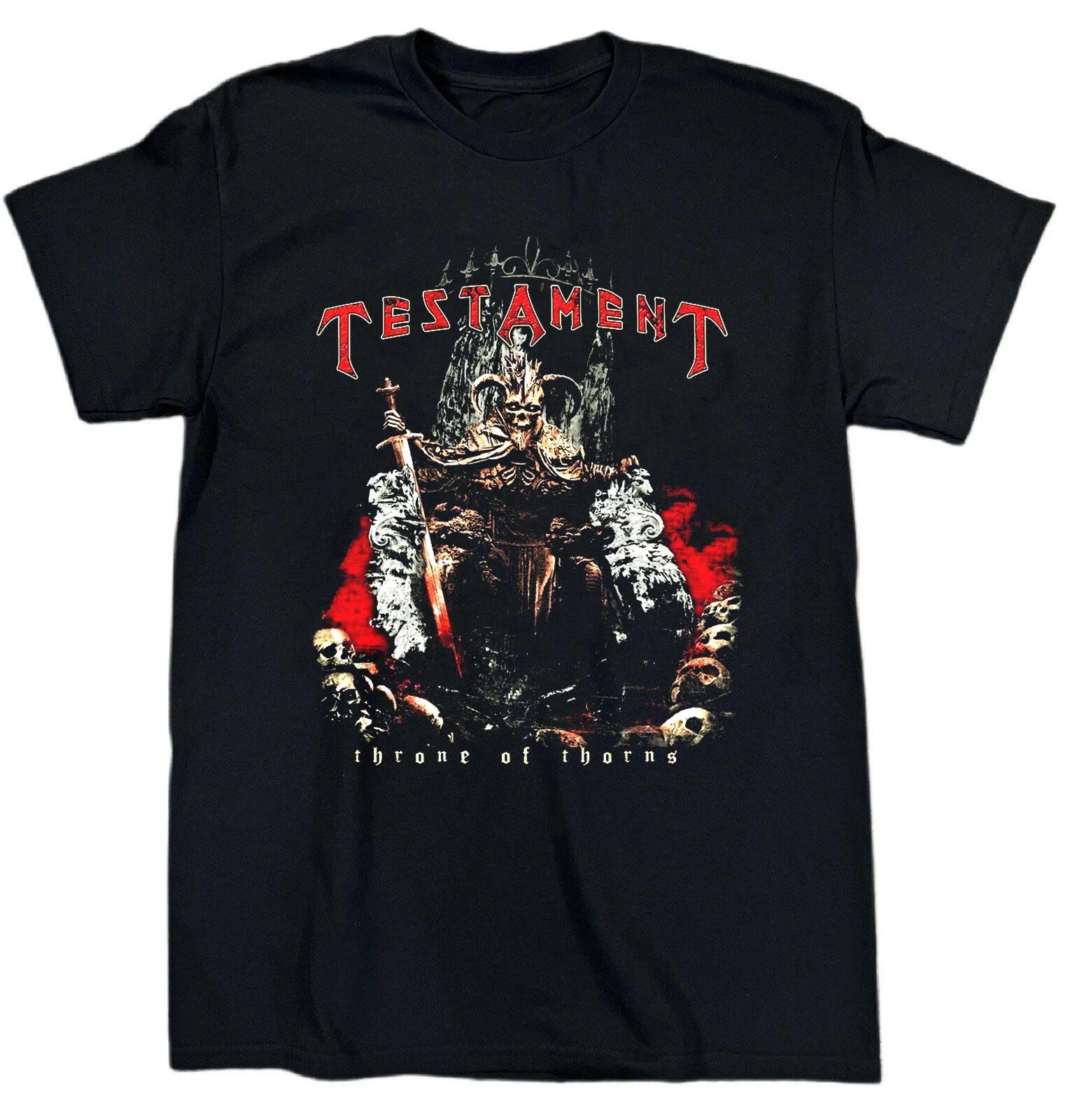 NEW Testament Band Album Heavy Cotton Black S-5XL T Shirt TR749 XL