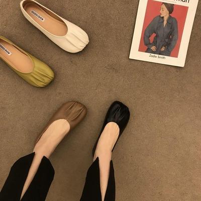Flat Bottom Shallow Mouth Doudou Shoes Soft Sole Super Soft 2025 Summer New Office Worker Lazy One Pedal Women's Shoes Round Head Single Shoes