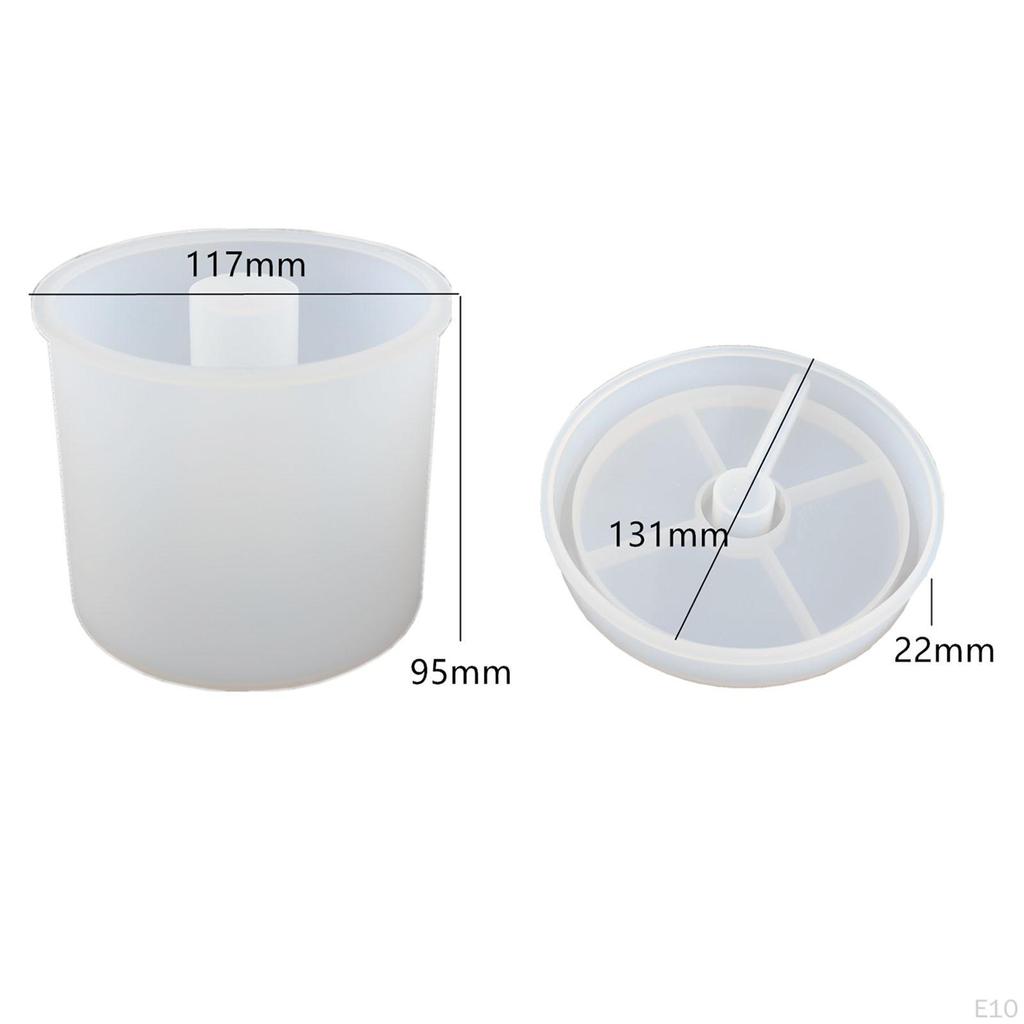 Uchwyt na światło Lampa stołowa Silikonowe formy Materiał żywiczny Sztuka Odlewanie epoksydowe na nocnym stoliku Ślub