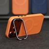 Invisible Lens Stand Honeycomb Grid Mesh Cooling Case For iPhone17 16 Pro Max 15 Plus 14 13 12 Magsafe Shockproof Magnetic Cover