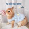 Cozy Winter Vest for Small Pets: Velvet Bunny Design for Rabbits, Dogs, and Kittens