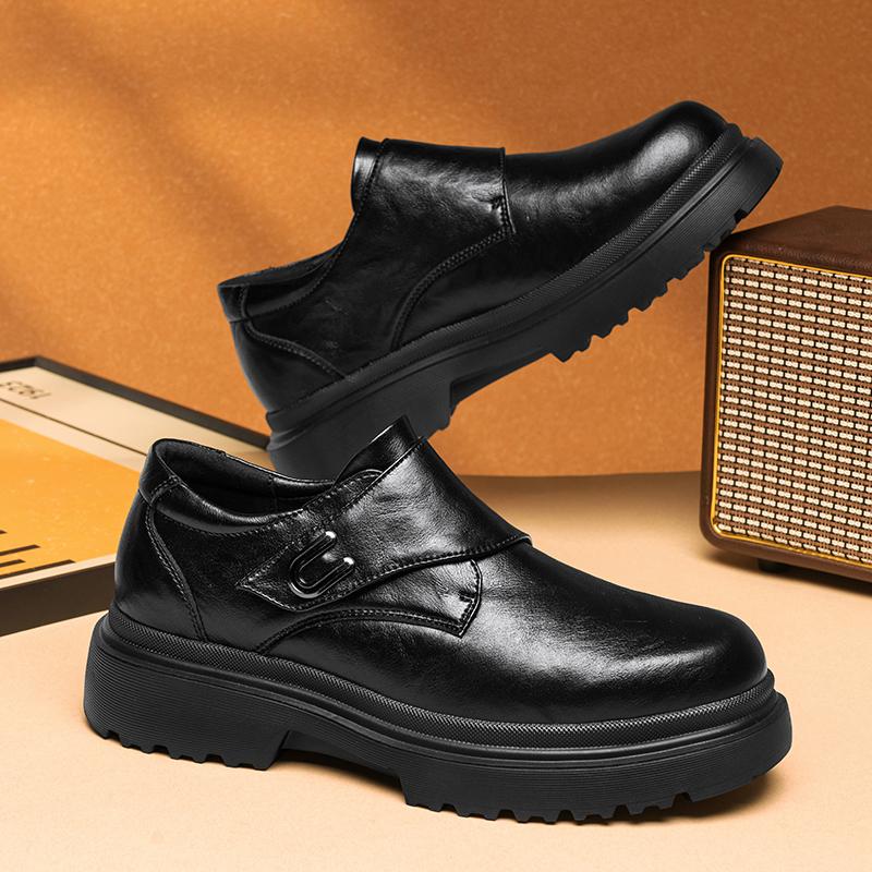 

Новая универсальная повседневная обувь Противоскользящая Износостойкая Легкая и универсальная мужская обувь Всесезонная уличная кожаная обувь 44