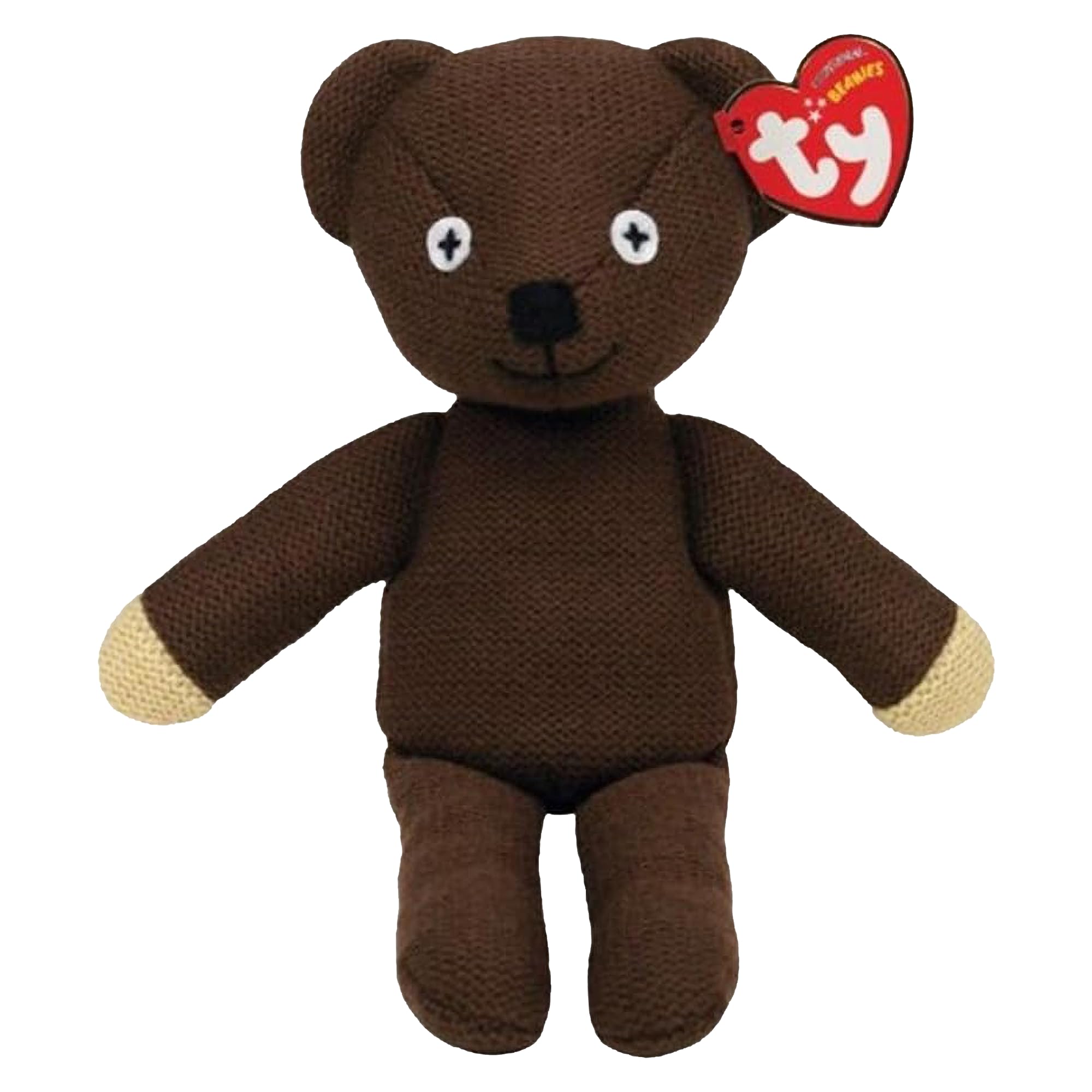 

Ty Beanie Babies Mr Bean Teddy эксклюзивно в Великобритании коричневый