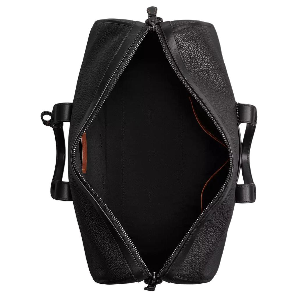 Coach Gotham 45 Zipper Closure Adjustable Shoulder Strap Pebble Leather Tote Shoulder Travel Bag Men Bags CV957-BLKA