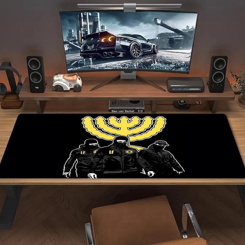 Beitar Jerusalem Print  Cushion Non-slip Laptop Tablet Big Mousepad XXL Mat Mini PC Playmat With Lock Edge