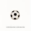 1 Pack, Football Enamel Brooch, Enamel Brooch, Oil Drop Brooch, Brooch, Clothing Accessories, Buckle Pin, Japanese Small Mini Neckline Pin,