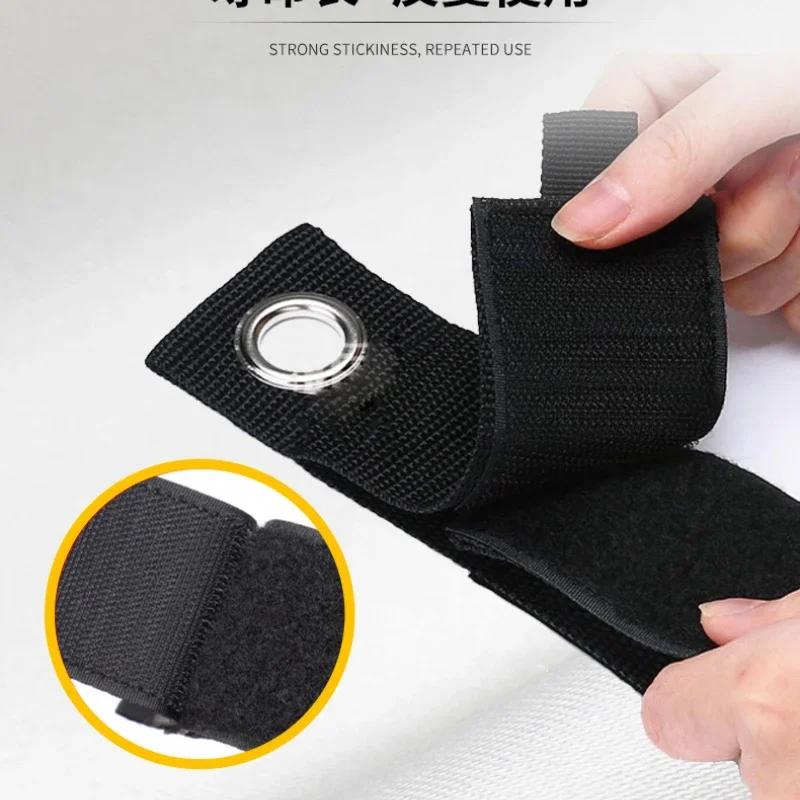 Curele de depozitare rezistente din nailon Prelungitor cablu Legături de sârmă Organizator de furtun Wrap Garaj Suport unelte Cârlige pentru organizare acasă