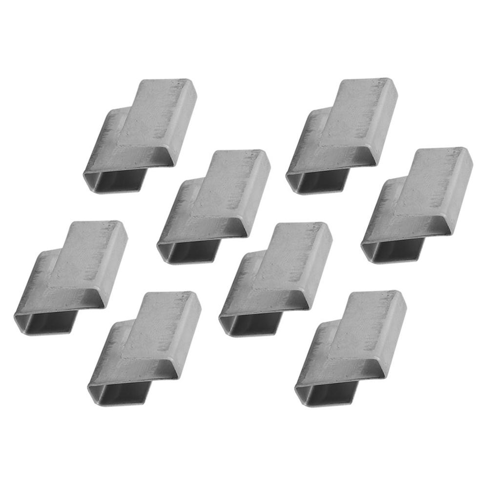 50pcs Stainless Steel Greenhouse Overlap S Clips Durable Glass Frame Fixing Clamp