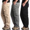 Mens 6XL Jogger Pants Men's Cargo Pants Casual Loose Multi Pocket Pants Plus Size Long Trousers