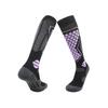 Thick Merino Wool Over-the-Calf Ski Socks - Non-Slip, Warm, and Cold-Resistant