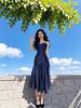 Seaside Flowy Tiered Ruffle Beach Dress - French Fairy Style Camisole Maxi