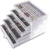 Space Saving Acrylic Makeup Storage Drawers Multi Drawer Acrylic Organizers for Neat Storage of Cosmetics and Jewelry