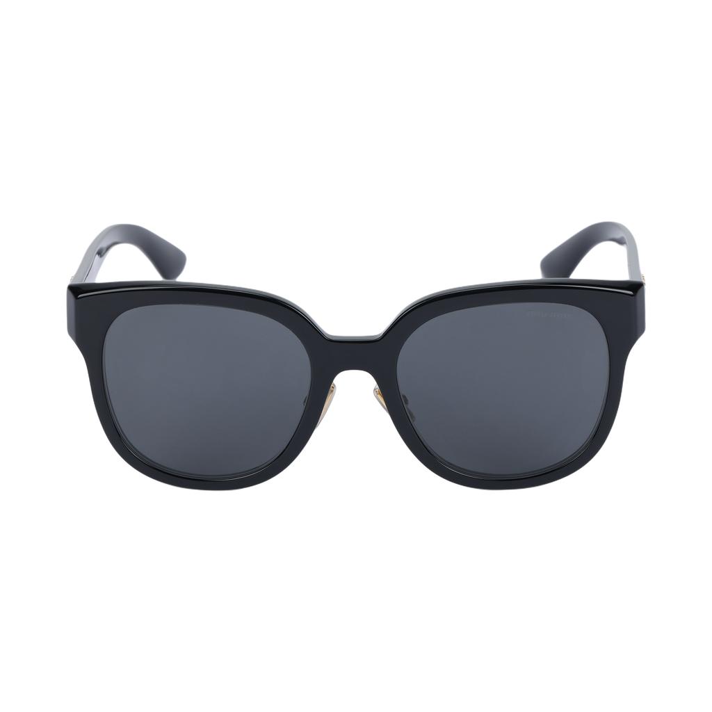 Miu Miu Letter Logo Oval Sunglasses Women sunglasses Black MU01ZS1AB5S0