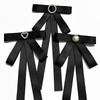 Lapel Flower Women's Ribbon Bow Collar Accessory Brooch Pin