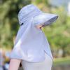 Adjustable Sunshade Sun Hat Wide-Brimmed Neck Protection Cap Portable Shawl Fisherman Hat  Summer