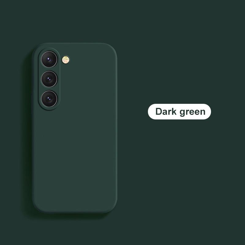 For S24 S23 Ultra Plus Case Square Liquid Silicone Phone Cases For Samsung Galaxy S24 S23 S22 Ultra Plus S24Plus S24Ultra Soft Cover