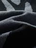 New Popular Autumn Winter Irregular Jacquard Pattern Pullover Sweater Casual Round Neck Contrast Color Knitted Men's Pullover