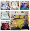 3D Star Sky Dream Catcher Series Bedding Set with Star Pattern Duvet Cover and Pillow Case 2/3 Pieces of Microfiber Fabric Bedding Set