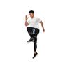 Li Ning Fitness Series Letter Print Sun Protection Quick Dry Round Neck Short Sleeve T-Shirt Men Tops Chuan-Stone-Gray ATST505-2