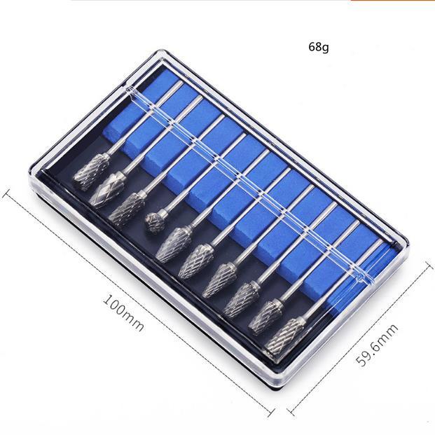 Dental Lab Polishing Tungsten Steel Grinding Head Kit