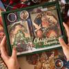 12Pcs Christmas Gift Box Sticker Set for Journaling  Scrapbooking Supplies DIY Decorations Christmas Themed Ledger Decoration Collage Materials
