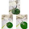 Steel Industrial Geometric Pendant Necklace For Men Women Minimalist Lock Design