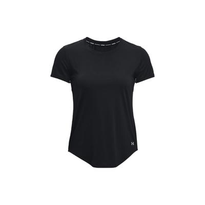 Solid Color Printed Crew Neck Short Sleeve T-Shirt Women Tops Black 1373399-001