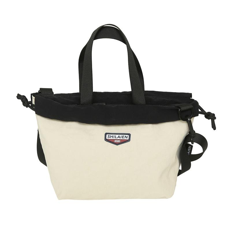 Japanese casual oblique span bag 2025 new Korean version fashionable versatile commuter sports small bag tooling shoulder bucket bag