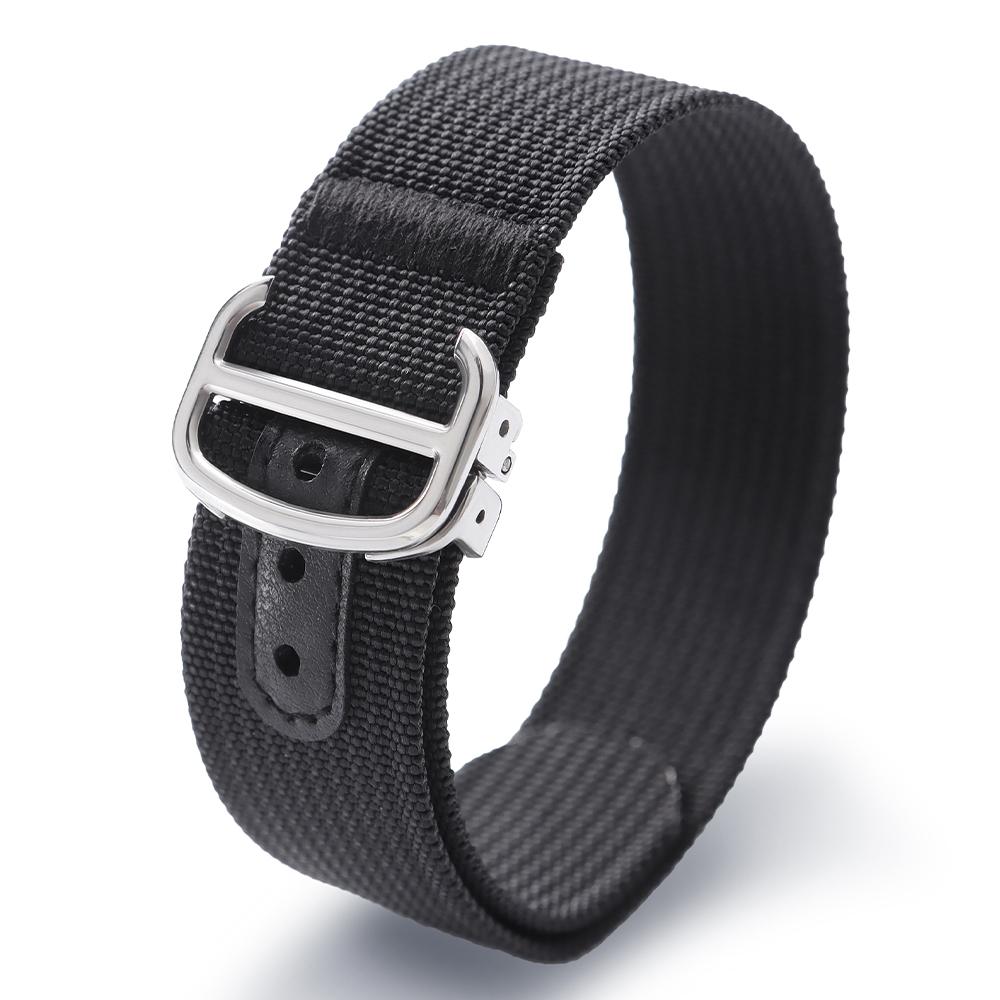 20mm High Quality Nylon Watch Strap Green Black Watchband for Men Military Casual Watchband Army Sport Bracelet Replacement Belt