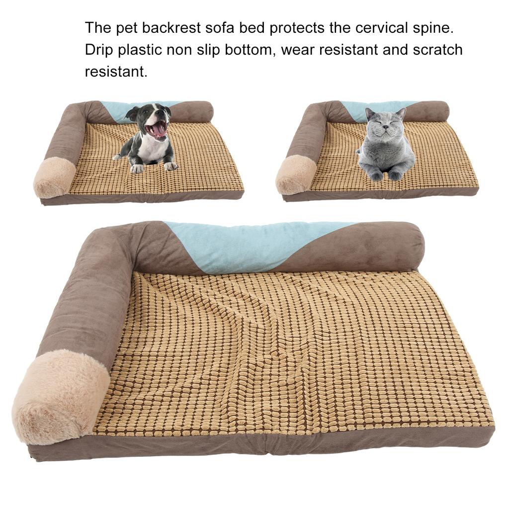 Soft Pet Dogs Beds Autumn and Winter Warm Sofa Bed Removable and Washable for Small and Medium Sized Dog Cat