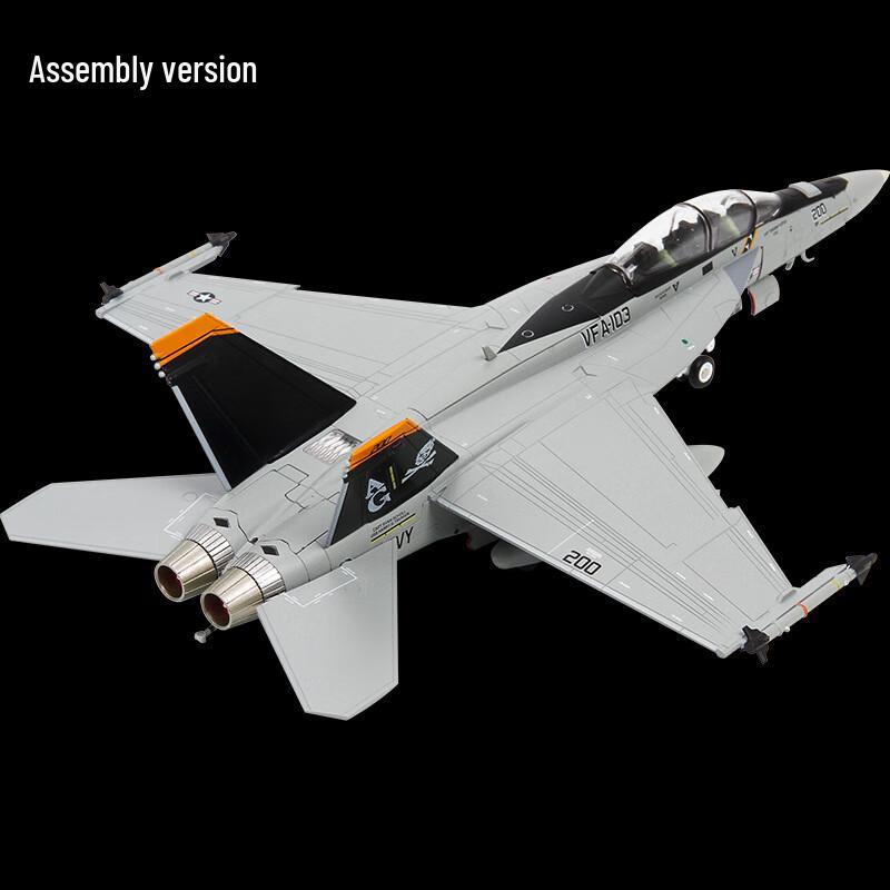 F-18 Super Hornet Alloy Fighter Jet Model 1:72 Scale