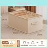 Clothes Storage Box With Divided Compartments For Wardrobe Organization And Home Use