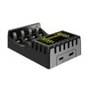Battery Charger Intelligent Led Indicator Short Circuit Protection- for AA/AAA Rechargeable Battery Charger 4 Slot