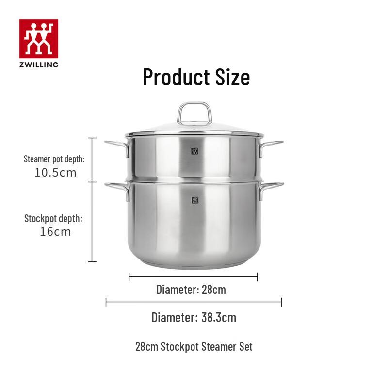 ZWILLING Stainless Steel Steamer Pot Set