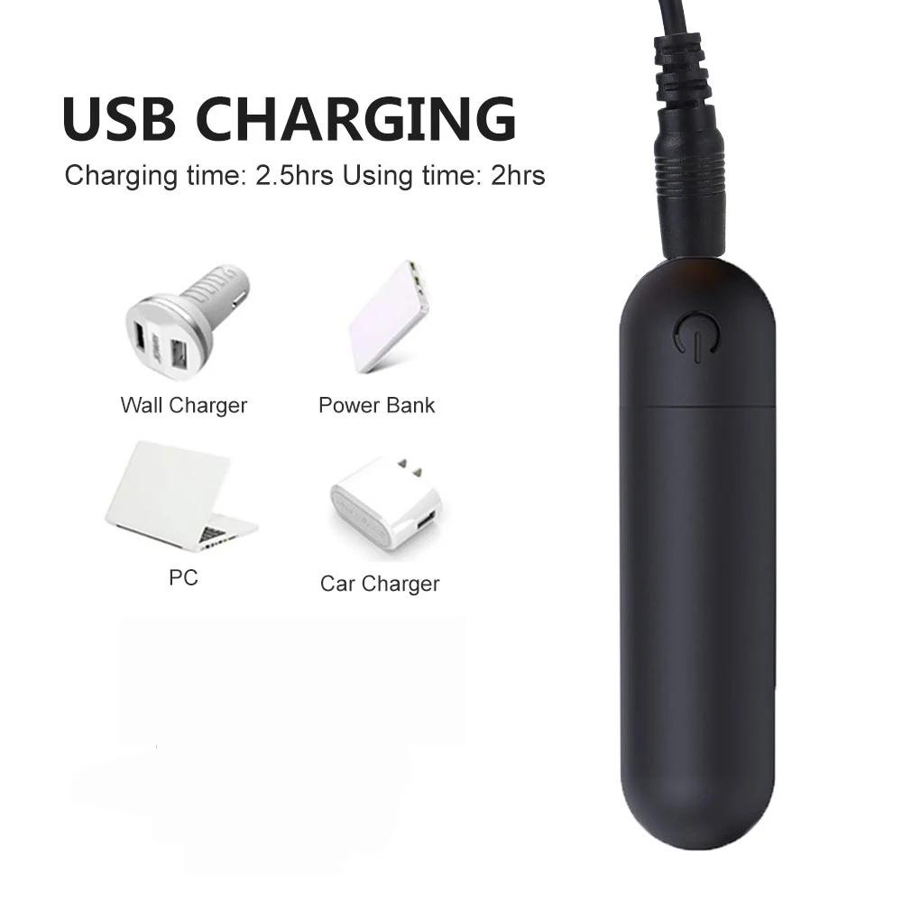 USB Charge Powerful Bullet Vibrator Women Clitoral Stimulator Vaginal G Spot Masturbation 10 Speed Vibrators Adult Sex Toy dildo