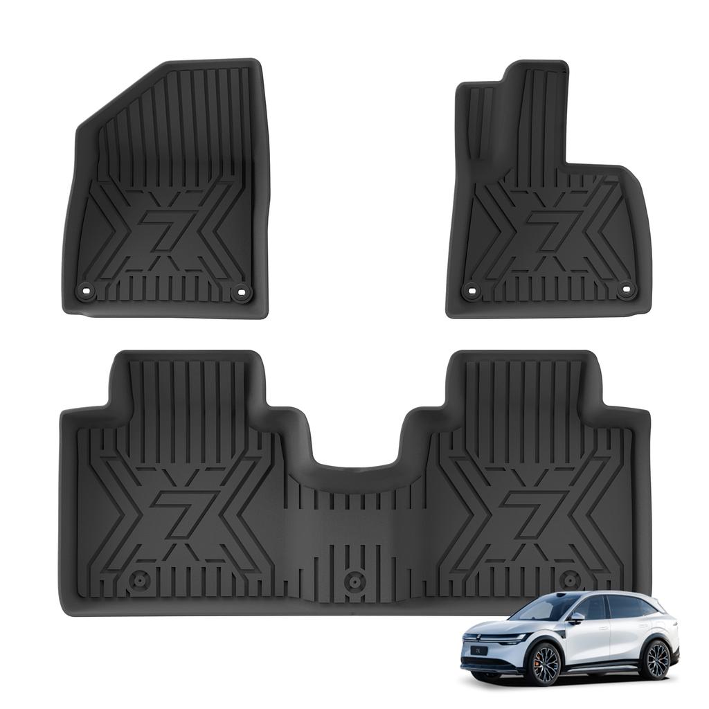 Left /Right Drive for Zeekr 7X 2024-2026 Car Floor Mats Cargo Backrest Liner Trunk Pad TPE 3D Foot Mat All Weather Accessories