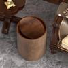 Chinese Style Retro Wood Grain Trash Can – Large Capacity for Home & Office