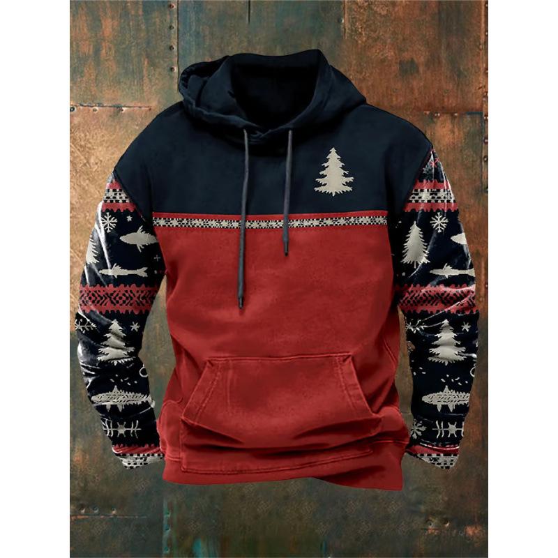 2025 Men's Autumn/Winter Casual Christmas Hoodie