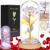 Eternal LED Rose Glowing Valentine's Day Dome Gift For Women Decoration