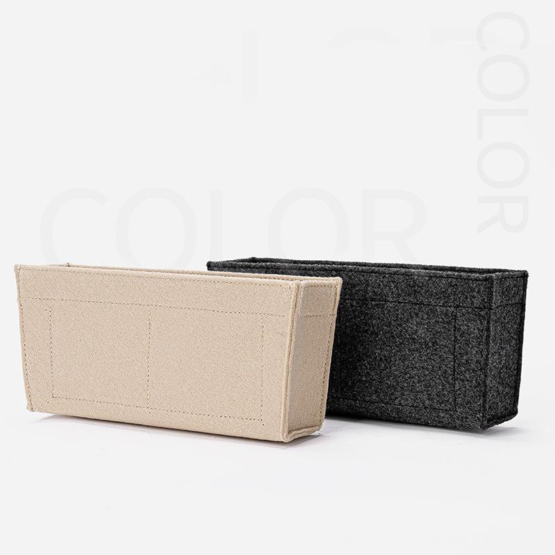 EverToner Felt Insert Bag Fits For LYN Varenna M Cosmetic Bags Handbag Liner Bag Support Travel Portable Insert Purse Organizer