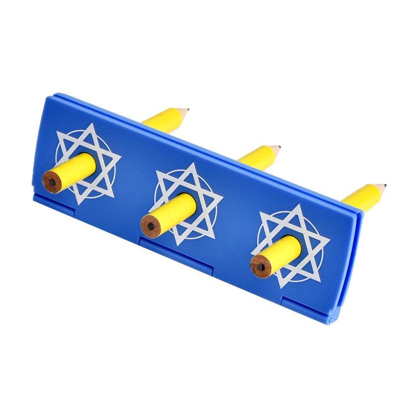 Safe Non-toxic Pencil Through Coin Magic Trick Props Fun Close Up Toys for Kids Small Stage Performance